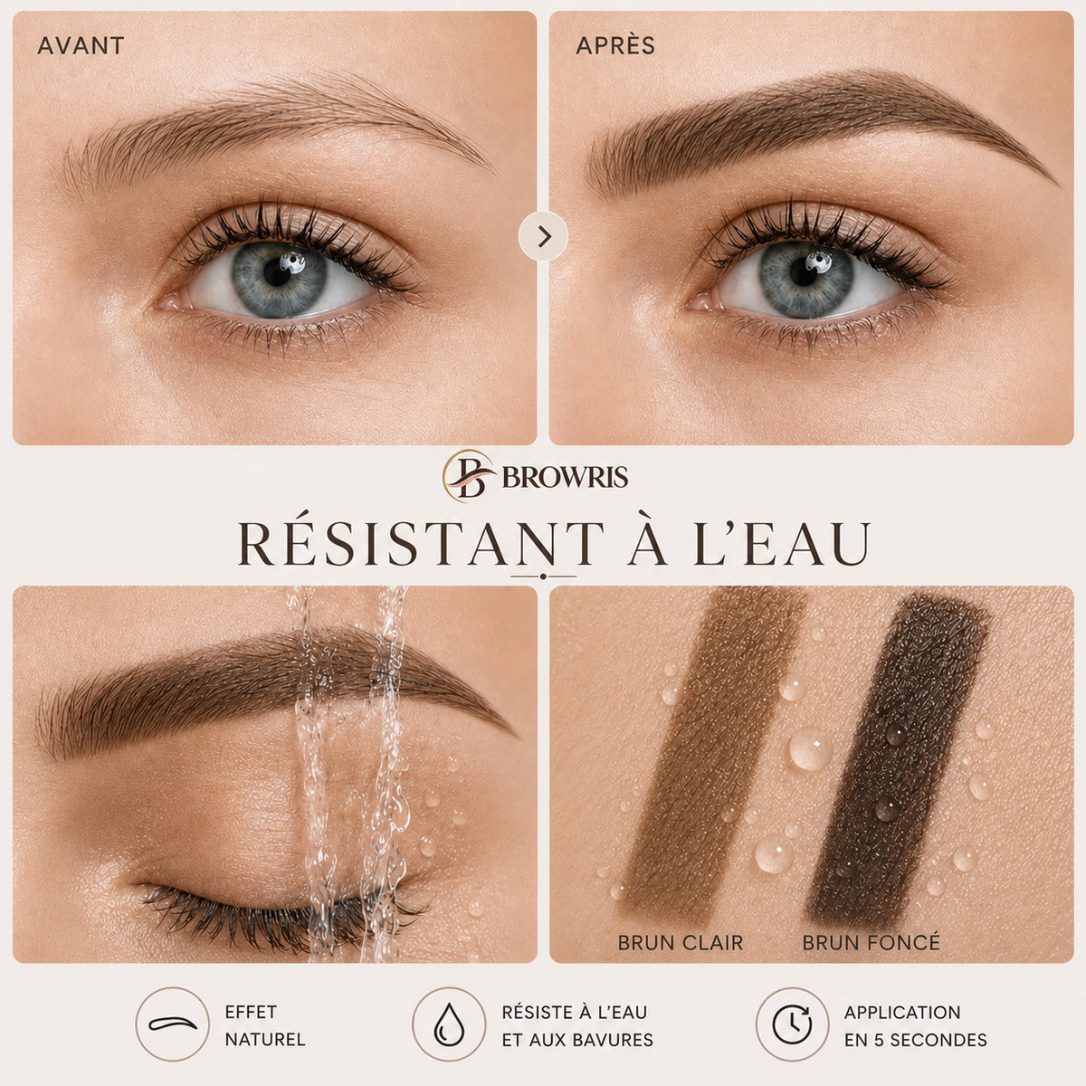 BROWRIS™ – Kit Tampon Sourcils