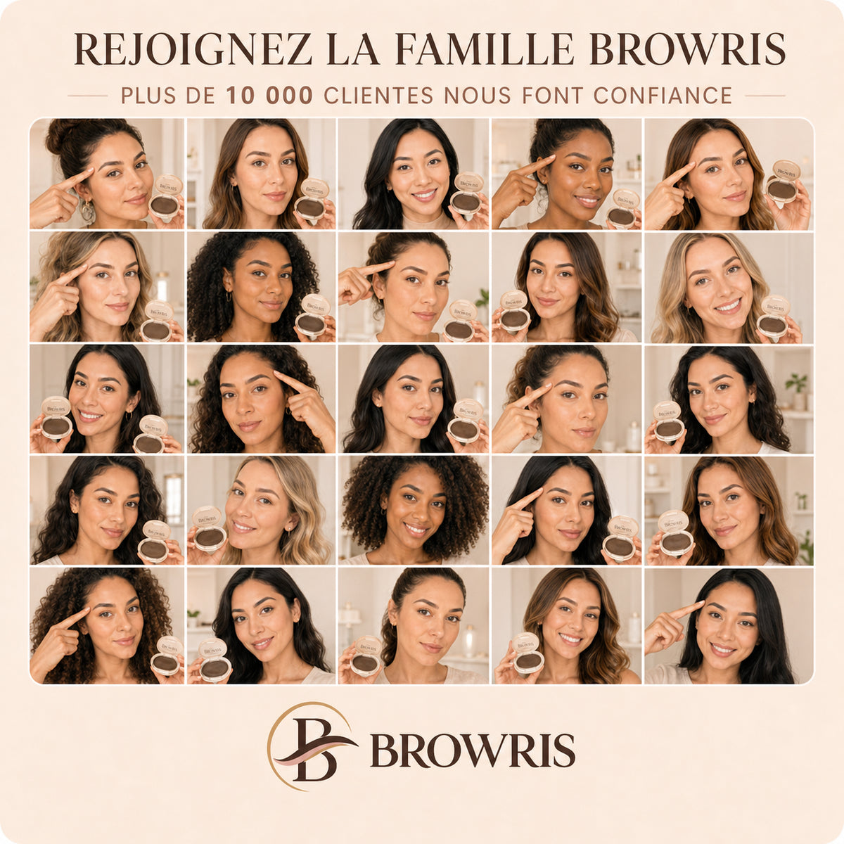 BROWRIS™ – Kit Tampon Sourcils